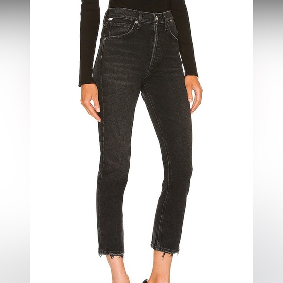 Citizens Of Humanity Jolene High Rise Vintage Slim in Stormy - Picture 2 of 10